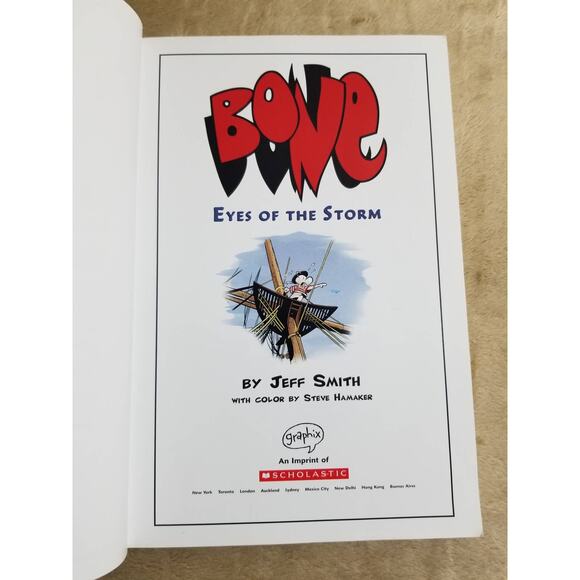 Bone Book The Great Cow Race - Eyes of the Storm Jeff Smith 2006 Vintage - Picture 9 of 13